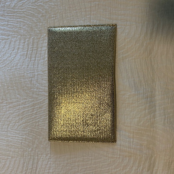 Gold Metallic Clutch / Evening Bag - Picture 3 of 4